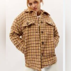 FRNCH Paris Plaid Shacket